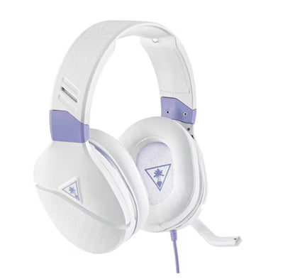 Turtle Beach Recon Spark Wired Gaming Headset for Nintendo Switch/Xbox One/Series X|S/PlayStation 4/5 - White/Purple