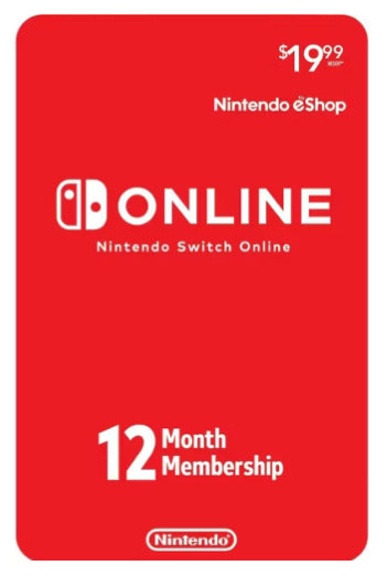 Nintendo Switch Online 12-Month Individual Membership - Nintendo Switch (Digital)