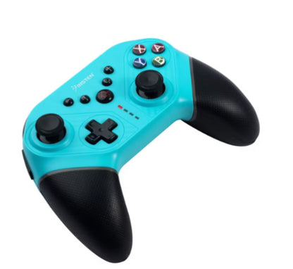 Insten Wireless Controller for Nintendo Switch, OLED Model, Lite, with Programmable Buttons, Gyro Axis, Vibration, Turbo, Blue