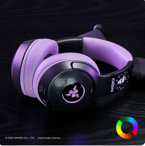 Razer Kraken Kitty V2 BT - Kuromi Edition Headset