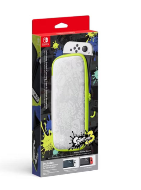 Nintendo Switch Carrying Case and Screen Protector - Splatoon 3 Edition