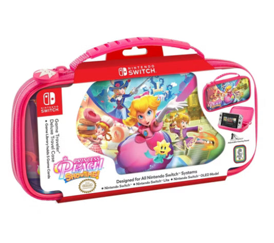 Game Traveler Deluxe Travel Case for Nintendo Switch - Princess Peach Showtime